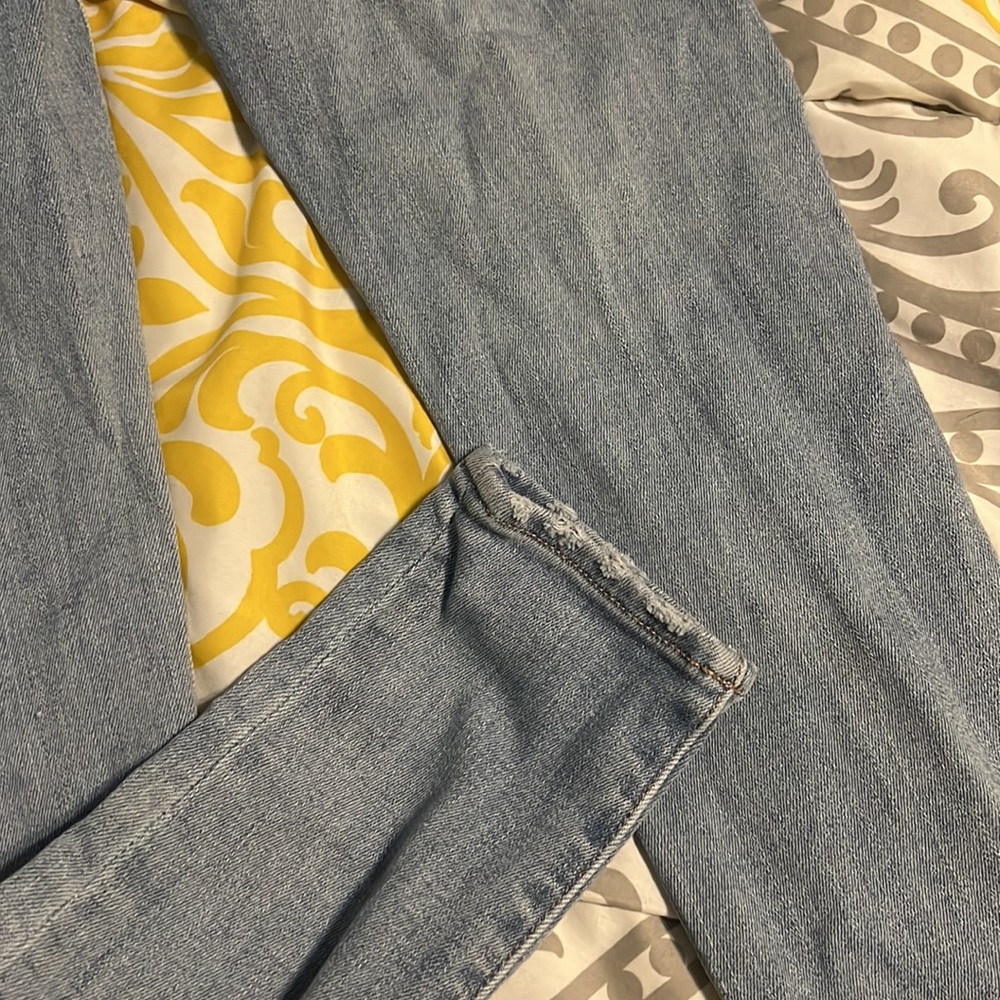 Size 4 American eagle Jegging full length jeans , light wash - Picture 3 of 5